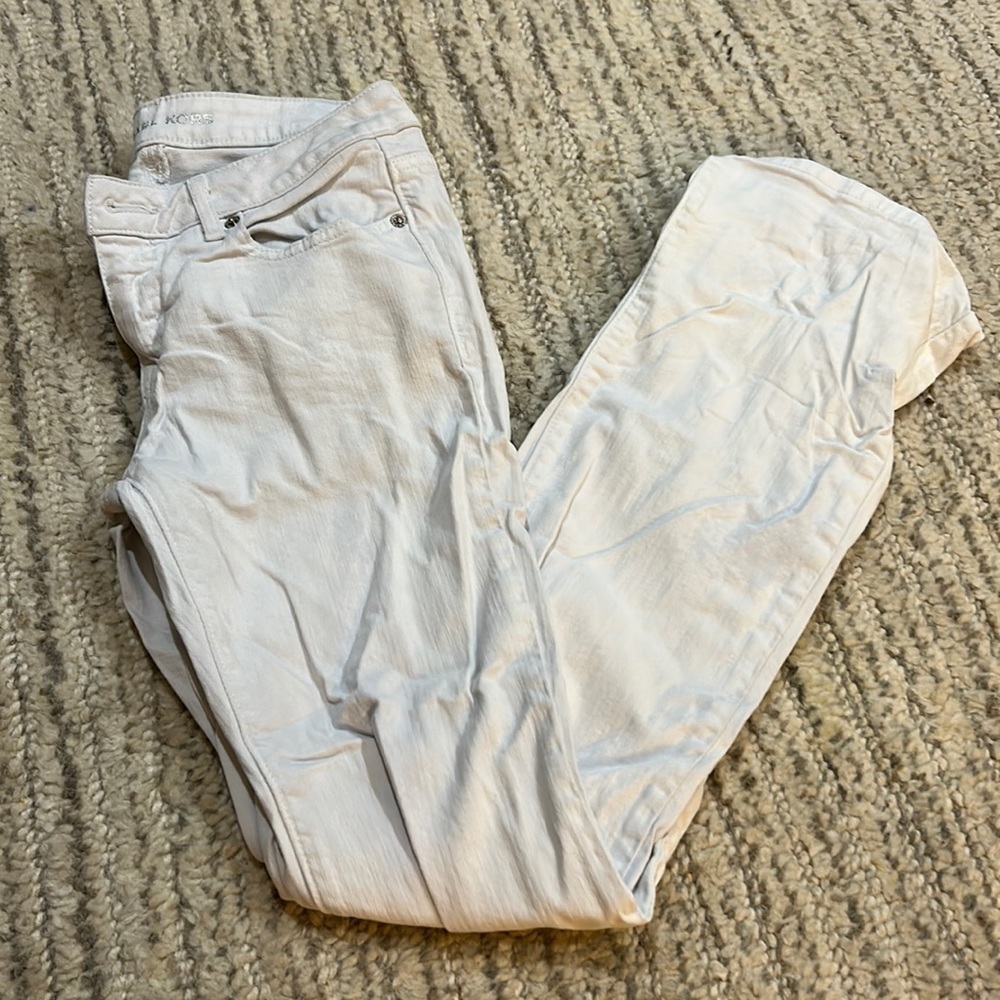 Michael Kors size 2P white jeans​​​​​